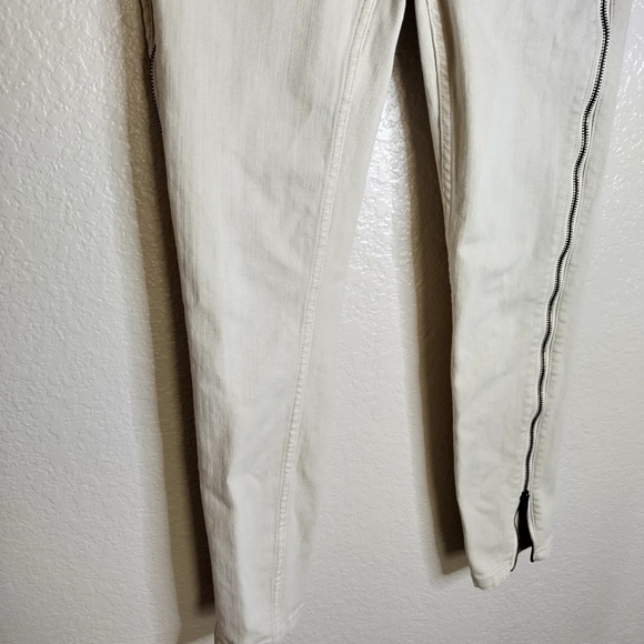 Free people levon bone side zipper low rise skinny jeans sz 26 - Picture 4 of 9